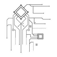 Hacking Glyphs Element vector