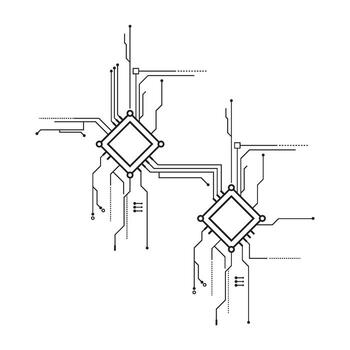 Hacking Glyphs Element vector