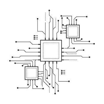 Hacking Glyphs Element vector