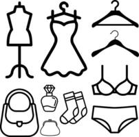 clothes element design for templates. vector