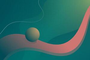 3D quiet abstract background with geometric shapes. Modern backdrop with circles, lines, halftones, and shapes. vector