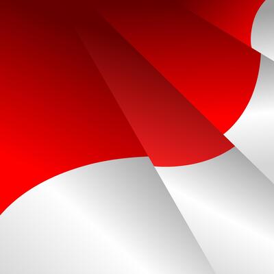 Indonesian flag template gradient background. white and red gradient background with copy space