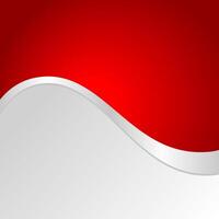 Indonesian flag template gradient background. white and red gradient background with copy space vector