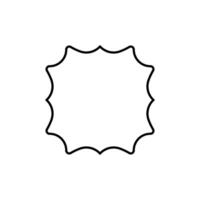 Vintage frame icon set. Tag illustration sign collection. label symbol. vector