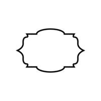 Vintage frame icon set. Tag illustration sign collection. label symbol. vector