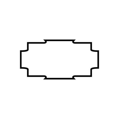 Vintage frame icon. Tag illustration sign. label symbol.