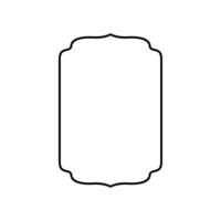 Vintage frame icon set. Tag illustration sign collection. label symbol. vector