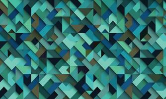 Abstract colorful geometric background, 3D effect, trendy colors vector