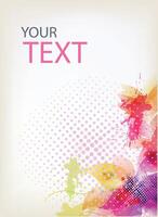 Abstract colorful background design illustration for wallpaper, banner, print, poster, cover, greeting and invitation card. vector