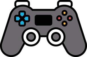 A black and white image of a game controller vector