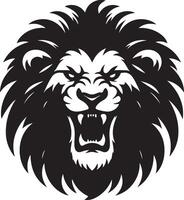 Lion head - logo template creative illustration vector