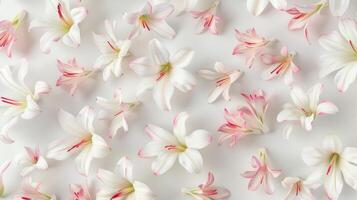 Tuberose flower pattern seamless romantic wallpaper background photo