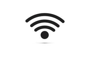 Wifi icon Flat network sign symbol. For mobile user interface vector