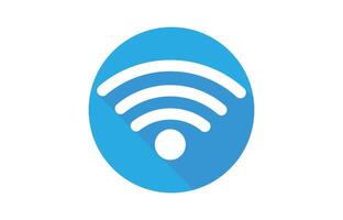 Wifi icon Flat network sign symbol. For mobile user interface vector
