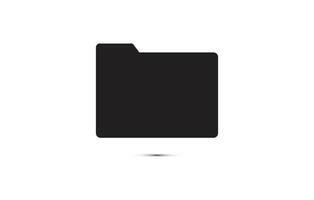 Folder glyph icon isolated Folder stock icon for web, mobile app and design vector
