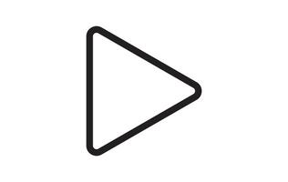 Play and Pause button icon. Media player control icon isolated on transparent background. vector