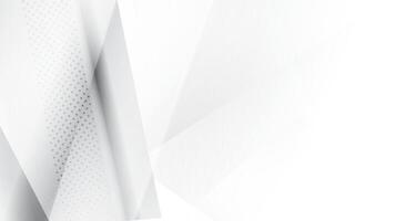 Abstract white and gray color, modern design stripes background with geometric shape. illustration. vector