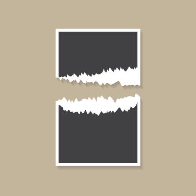 collage photo frame template for photographs presentation