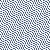 Wavy thin blue lines seamless pattern. Simple abstract geometric, optical illusion. Pattern of black lines template for brochure, flyer on white background. editable illustration in eps 10 vector