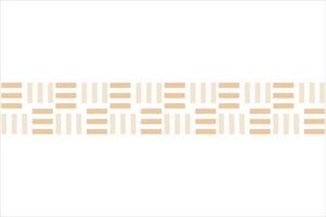 Hand drawn abstract afro geometric seamless border pattern, ethnic background, simple style - great for textiles, banners, wallpapers, wrapping paper vector