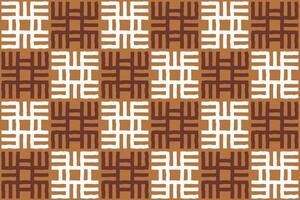 Afro geometric hand drawn abstract seamless pattern, ethnic background print, simple style - great for textiles, banners, wallpapers, wrapping - design vector
