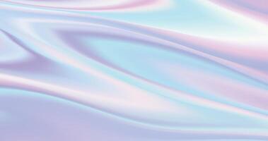 Silk shiny fabric texture in pastel iridescent holographic colors vector