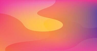 Modern and elegant colorful gradient backdrop in fluid style vector