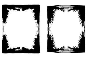 Decorative ornament border frame design vector