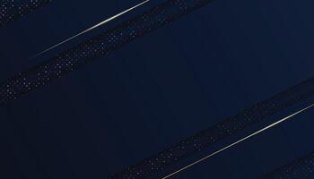 Luxurious dark blue background with sparkling gold and glitter. modern elegant abstract background vector