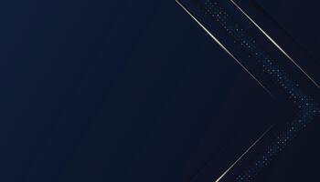 Luxurious dark blue background with sparkling gold and glitter. modern elegant abstract background vector