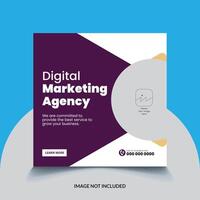 Digital Marketing Facebook Social Media Post Design vector