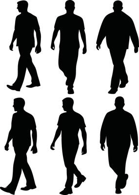 A cute silhouette illustration awesome looks wow