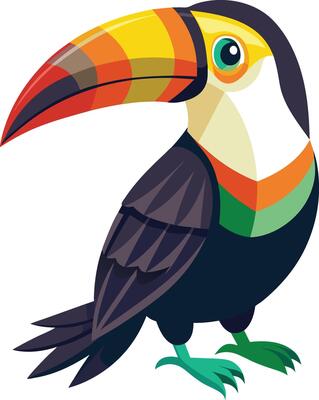 A cute bird silhouette illustration design looks wow