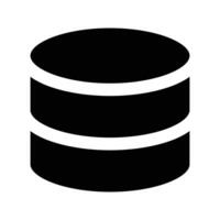 Simple Data glyph icon. The icon can be used for websites, print templates, presentation templates, illustrations, etc vector