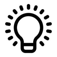 Simple Innovation icon. The icon can be used for websites, print templates, presentation templates, illustrations, etc vector