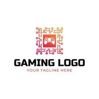 Game console and games stick logo design template vector