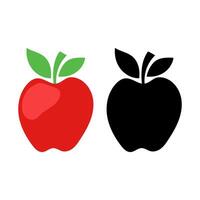 Apple fruit icon. Simple icon on white background vector