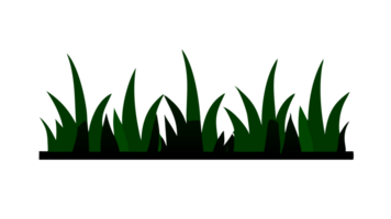 illustration of green grass. Simple and clean design, perfect for various design applications, presentations, and digital use. png