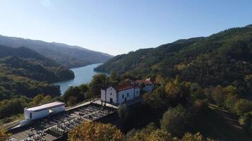 Stunning Nature Park of Geres in Portugal Aerial View video