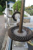 Mechanical gear of a Water Dam photo