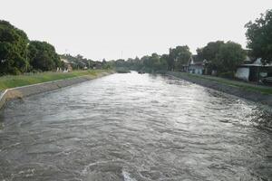 Water body of a river photo
