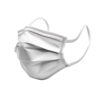 A Medical Mask on a Transparent Background AI-Generative png