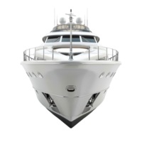 Sailboat and Big Transport Ship on Transparent Background AI-Generative png