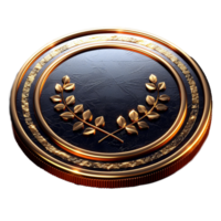 Abstract Coin Image on Transparent Background png
