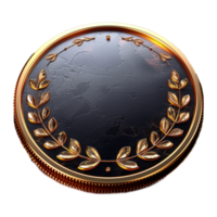 Abstract Coin Image on Transparent Background png