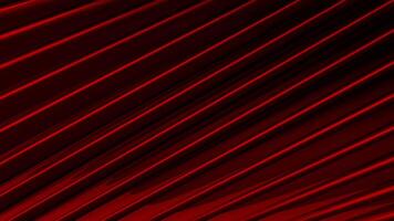 Background of moving 3d stripes with reflection. Motion. Stylish three-dimensional background with lines on surface. Lines with reflection move on surface video
