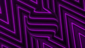 Purple neon background.Motion.A bright blurry background in abstraction that floats and spreads with geometric shapes . video
