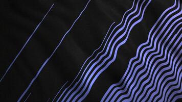 Black background.Motion.Purple and white lines in abstraction are thin dimensions in abstraction that are located on a black canvas that fluctuates. video