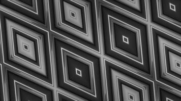 Gray diamonds.Motion.Bright beautiful gray rhombuses in abstraction that move apart and change their size. video