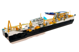 Models of ships and vessels for the oil and gas industry. Without a background. . png